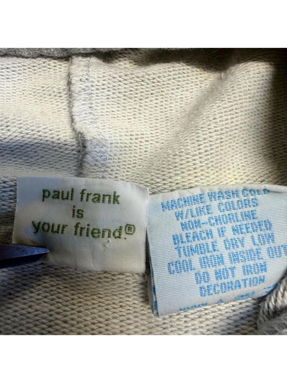 Vintage Y2K Paul Frank J & Missy Zip Up Hoodie Sweatshirt Juniors Small Grunge - Picture 3 of 6